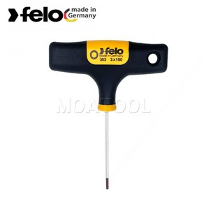 FELO(독일) T형 육각렌치 T렌치 펠로303 253 80 2.5mm*100mm