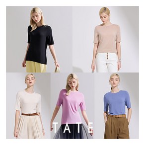 [테이트] ○TATE 24SS 올데이 반팔 티블라우스 5종