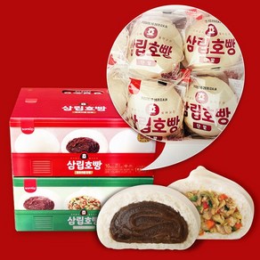 우리가스토리 단팥호빵 15개+야채호빵 5개, 삼립호빵 단팥15개+야채5개, 1.8kg, 1세트