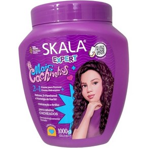 일본직발송 6. SKALA(스칼라) SKALA EXPERT MAIS CACHINHOS 스칼라 전문가 곱슬 헤어 2 IN 1 헤어 트리트, One Size, One Colo, 1개