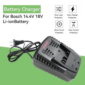 2607336236 전기 드릴 배터리용 리튬 이온 AL1820CV Bosch 보쉬 14.4V- BAT609, 01 3A US Plug, 1개