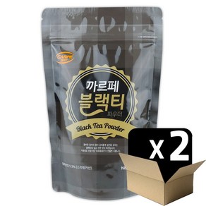 까르페 블랙티 홍차 파우더 500g 대호식품, 2개, 1개입, 2개