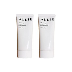 ALLIE 알리 선크림 크로노 뷰티 90g 2개 세트 UV EX SPF50+/PA ++++ 무향료 무향료 얼굴 바디용 자외선 차단제 아리 아리 아리 미용액 메이크업 베이스 UV