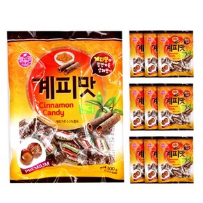 계피맛캔디 300g 10개입 1박스 더식품 늘푸른식품 무, 10개