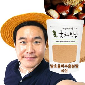 발효 율피 추출물 추출 분말 가루 밤 속 껍질 국산 굿허브닝, 200g x 1팩, 200g, 1개