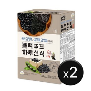 엄마사랑 스틱형 블랙푸드 하루선식, 2개, 800g