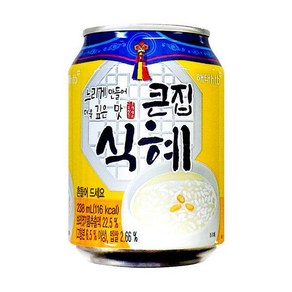 해태 큰집 식혜 238ml 24캔 캔음료 음료수