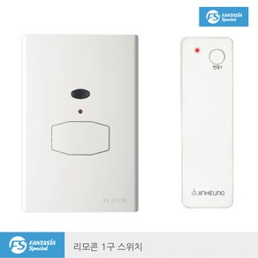 [진흥]FS 리모컨1구 스위치 리모콘SET/거실등/방등용, 1개