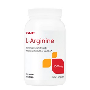 GNC L-아르기닌 1000mg 캐플렛, 90정, 1개