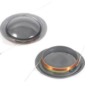 스피커 악세사리 부품 2Pcs/1 PC 25.5mm 24.5mm/51.4mm 51.5mm/20 25mm 혼 트레블 필름 멤브레인 드라이브 헤드 트위터 보이스 코일, 번들 1, 03 20mm-2pcs, 03 20mm-2pcs_01 번들 1