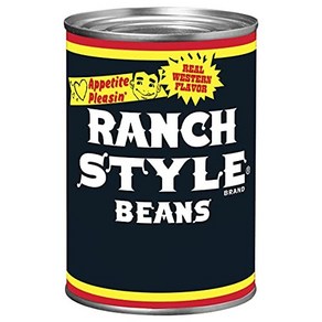 Ranch Style Canned Pinto Beans Real Westen Flavo 15 oz Ranch Style 통조림 Pinto 콩 진짜 서부 풍미 15온스, 1개, 425g