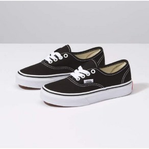 반스 VN000WWX6BT VANS 키즈 Authentic 어센틱 블랙 아동 키즈 스니커즈 캔버스화