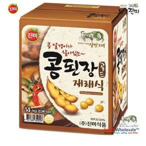 진미 콩된장 골드 재래식, 14kg, 1개