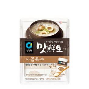 청정원 맛선생 사골육수 농축, 60g, 3개