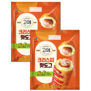 CJ제일제당 고메 크리스피 핫도그, 1.04kg, 2개