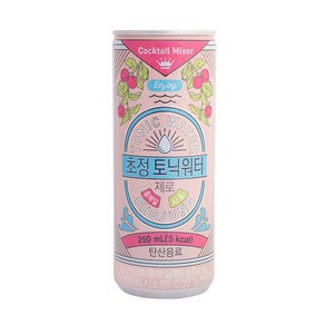 초정토닉워터 제로 홍매실&시소 250ml X 30캔 일화, 30개