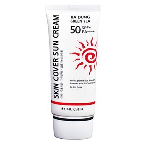 하동녹차 선크림 모크샤 50그램 SPF50+ 썬크림 자외선 차단, 50g, 1개