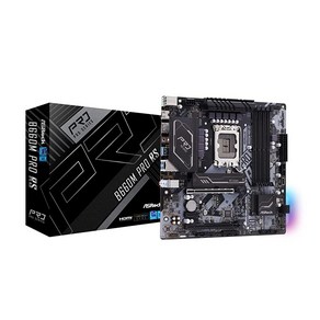 ASRock B660M 마이크로 ATX 마더보드 (LGA1700).