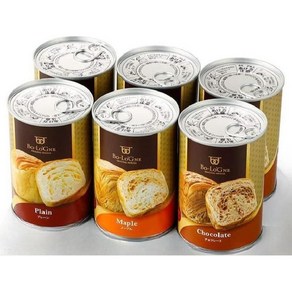 [일본 재난비상식량] 통조림빵 볼로냐 데니쉬 6캔 (3가지맛) 보존기한 3년, 6개, 1kg