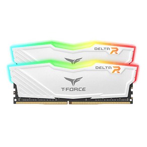 TeamGoup T-Foce 16G 25600 CL16 Delta RGB 화이트 (8Gx2) 서린, 2개