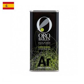 스페인 오로바일렌 ORO BAILEN 아르베키나 엑스트라버진 올리브오일 캔 500ml, 1개