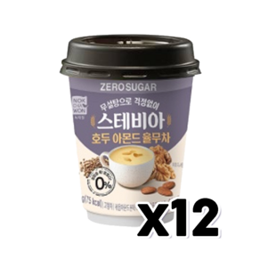 녹차원 스테비아 호두아몬드율무차 원컵 24g x 12개