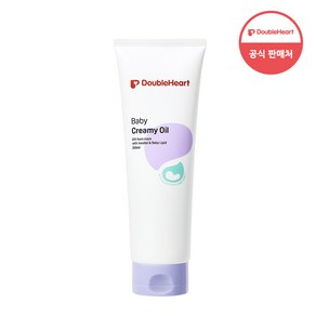 더블하트 대용량 베이비 크리미 오일 무향, 250ml, 2개