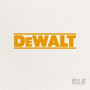 디월트 dewalt 스티커 5cm