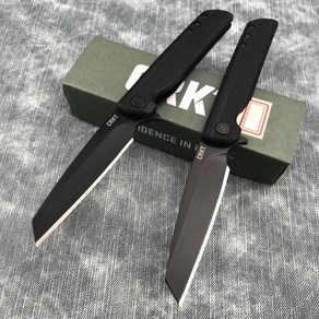 CRKT 3802 야외 접이식 나이프 블랙 8Cr13Mov 블레이드 G10 핸들 군사 전술 포켓 캠핑 자기 방어 EDC 도구 맥가이버칼 캠핑 칼 다용도칼 캠핑용칼