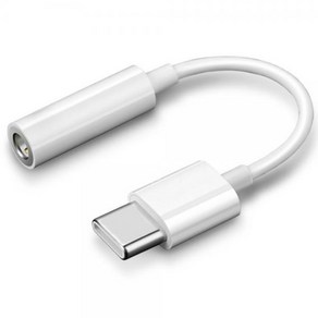 USB3.1 to 3.5mm AUX Type-C 이어폰 젠더 [W9A03BF], 화이트(T-C2SW), 1개