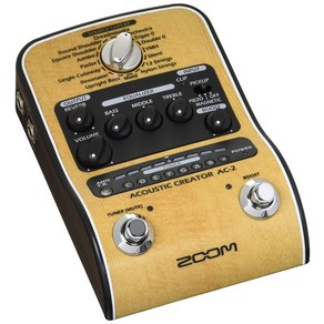 ZOOM 줌 Acoustic Creator 어쿠스틱 기타용 프리앰프 AC-2