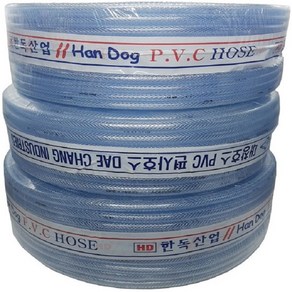 물호스 편사호스 국산 수도고무호스 농업용 원예용 PVC 호수, 19m