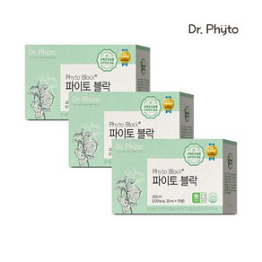 [닥터파이토] [3박스]삼백초추출물 파이토블락 (1박스: 20ml X 10병)