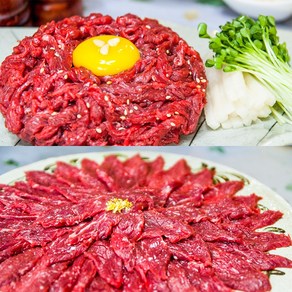 [이겼소] 국내산 육회 300g 냉장 마장동 소고기 옵션, 1개