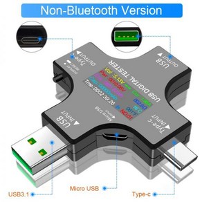 정시출고 테스터 포함 모니터 전류 고속 분석기 계량기 감지 앱 도구 다기능 USB, 1개