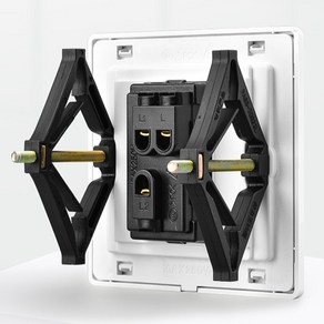 전원 콘센트 항공나사 고정 스위치 박스 지지대 핀 연결 전기 공사 홀더 배선 부품 보수 내부 브라켓