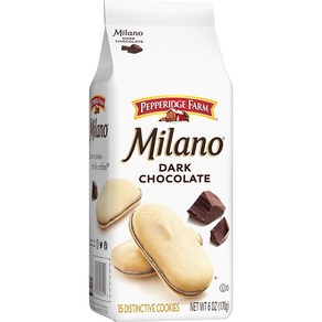 [미국 직배송]페퍼리지 팜 밀라노 다크 초코렛 쿠키 170g Peppeidge Fam Milano Dak Chocolate Cookies, 1개