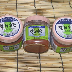 제주오름 천연동굴숙성 갈치속젓(양념) 430g 제주 갈치를 천연동굴에서 저온숙성시킨 젓갈입니다. 오후 2시까지 주문하시면 다음날 배송 도착합니다