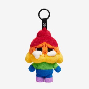 크라이 베이비 치얼 업 베이비! 시리즈 인형 키링 CRYBABY CHEER UP BABY! SERIES-Plush Doll Pendant, 1개, ainbow