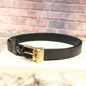 코치 클래식 버클 컷 투 사이즈 리버서블 벨트 COACH Classic Buckle Cut To Size Revesible Belt CF270 호환