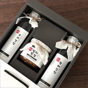 [국산콩]온기 간장된장 선물세트, 1개, 500ml