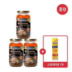 [스파게티면 500g 1개 증정] 오뚜기 프레스코 감바스 파스타소스 380g 3개