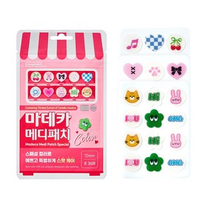 동국제약 마데카 메디패치 스페셜 컬러 36매 여드름 패치 스팟패치 짜고난 후 패치 습윤패치 꾸안꾸패치 상처스팟커버 스팟케어, 1개