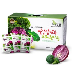 청룡농원 빨간양배추 브로콜리즙 110ml x 75개입