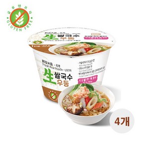 한국면가 생쌀면 우동 (215g) X 4개 /글루텐프리, 215g