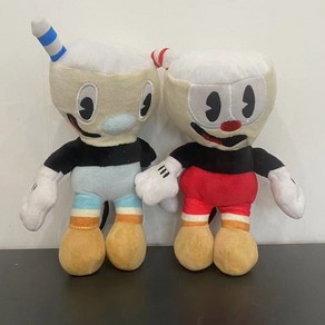 컵헤드 봉제 인형 24cm 2 개/세트, Cuphead, 2개