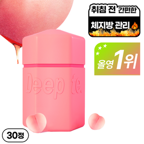 딥트 3일 피치맛 번 950mg, 30정, 1박스