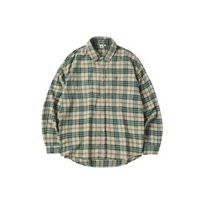 (국내매장판) 꼬모니노즈 FLANEL CHECK SHIRT [그린] 285865