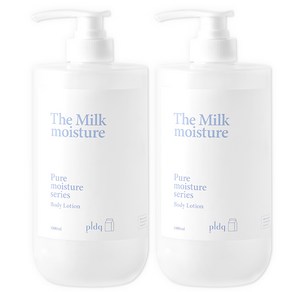 피엘디크 더 밀크 모이스쳐 바디로션 베이비파우더향, 1000ml, 2개