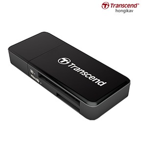 TS-RDF5 블랙 트랜센드 카드리더기 USB3.1 USB 포트에 바로 사용, TS-RDF5 리더기 블랙, 1개